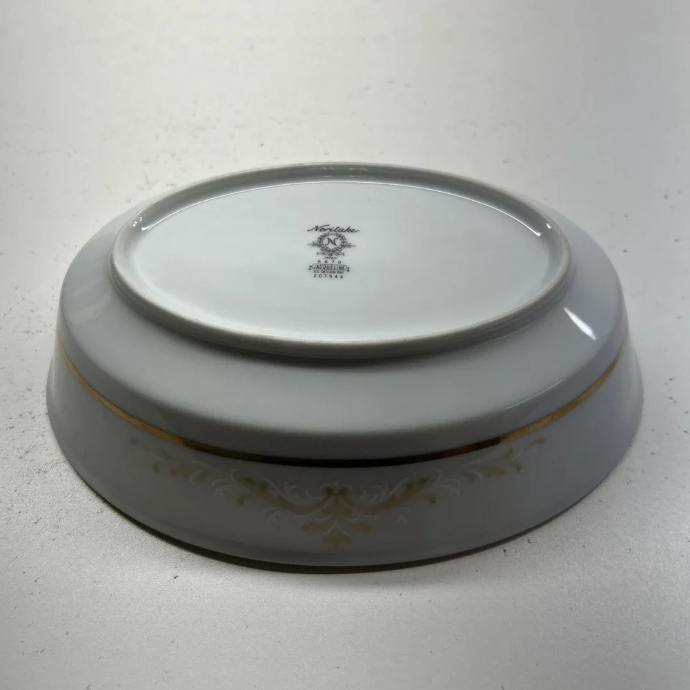 Noritake Jacqueline 6670 Oval‎ Vegetable Serving Bowl 9.5